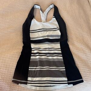 Lululemon Striped Workout top